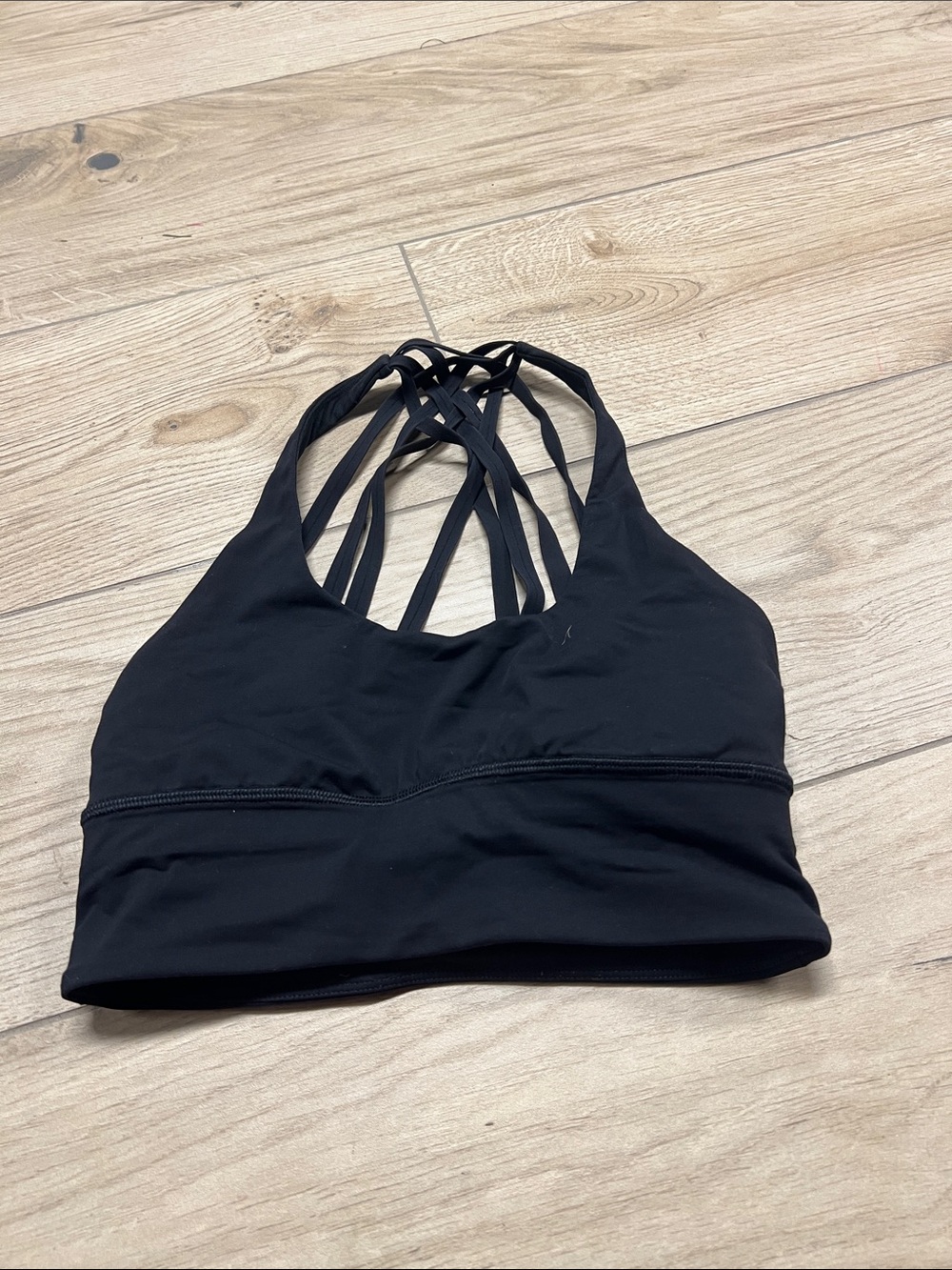 lululemon athletica Black Strappy Sports Bra